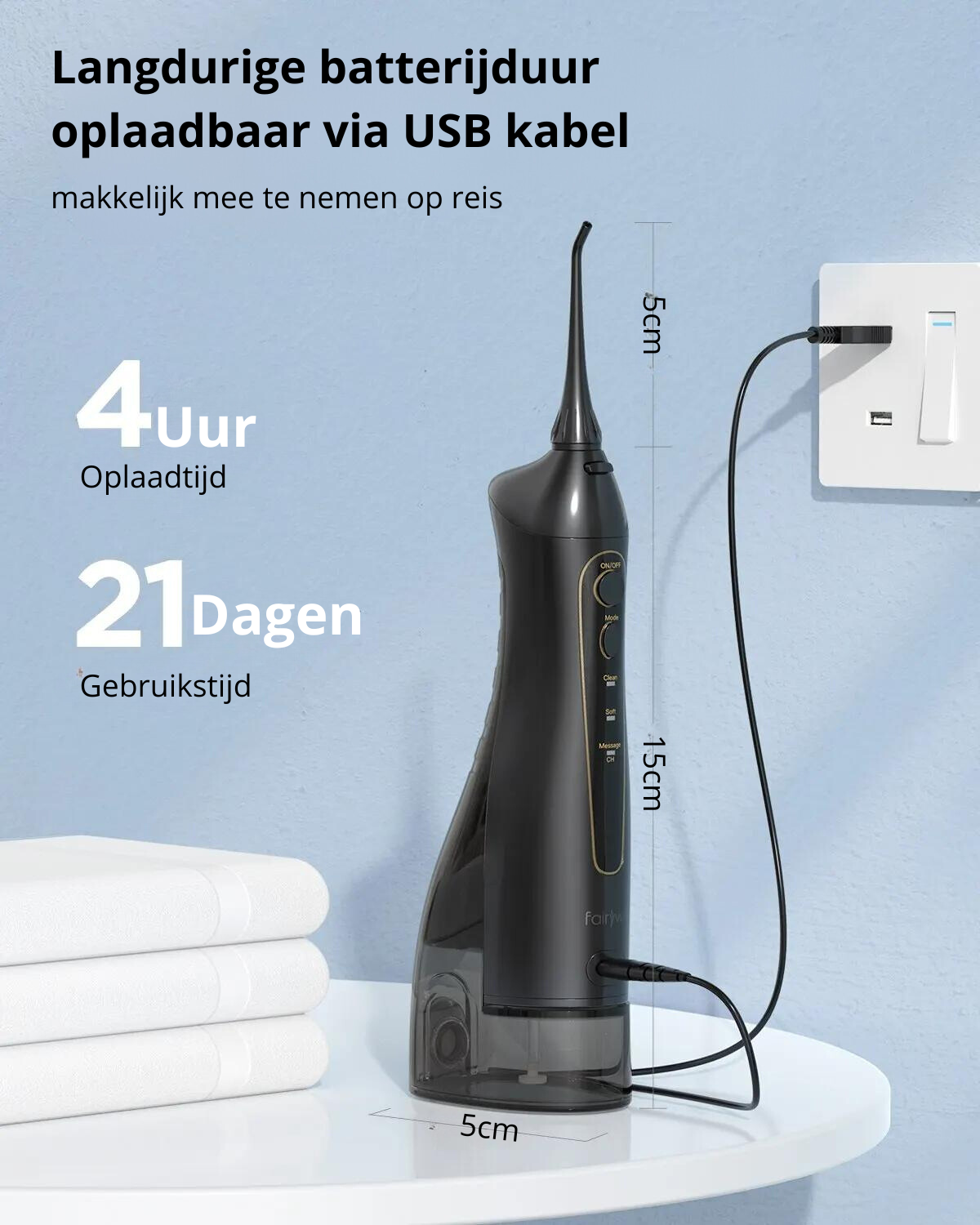 FairyWill WaterFlosser | Professionele mondverzorging