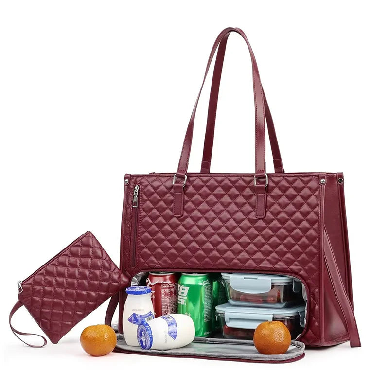 Luncha™ | 2-in-1 Hand- & Koeltas, Ruim & Stijlvol!