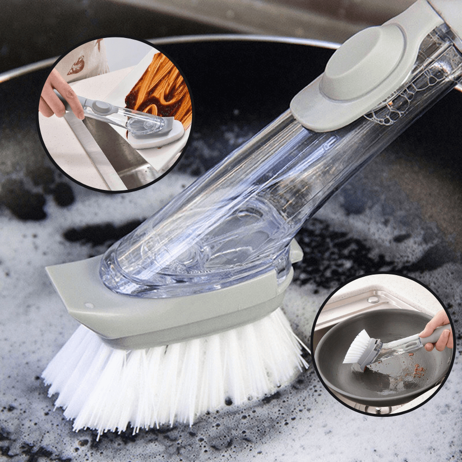 KitchClean Pro™ | De perfecte Schoonmaak Borstel