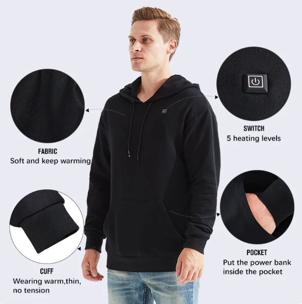 HeatedHoodie™ | De Ultieme Winter Trui